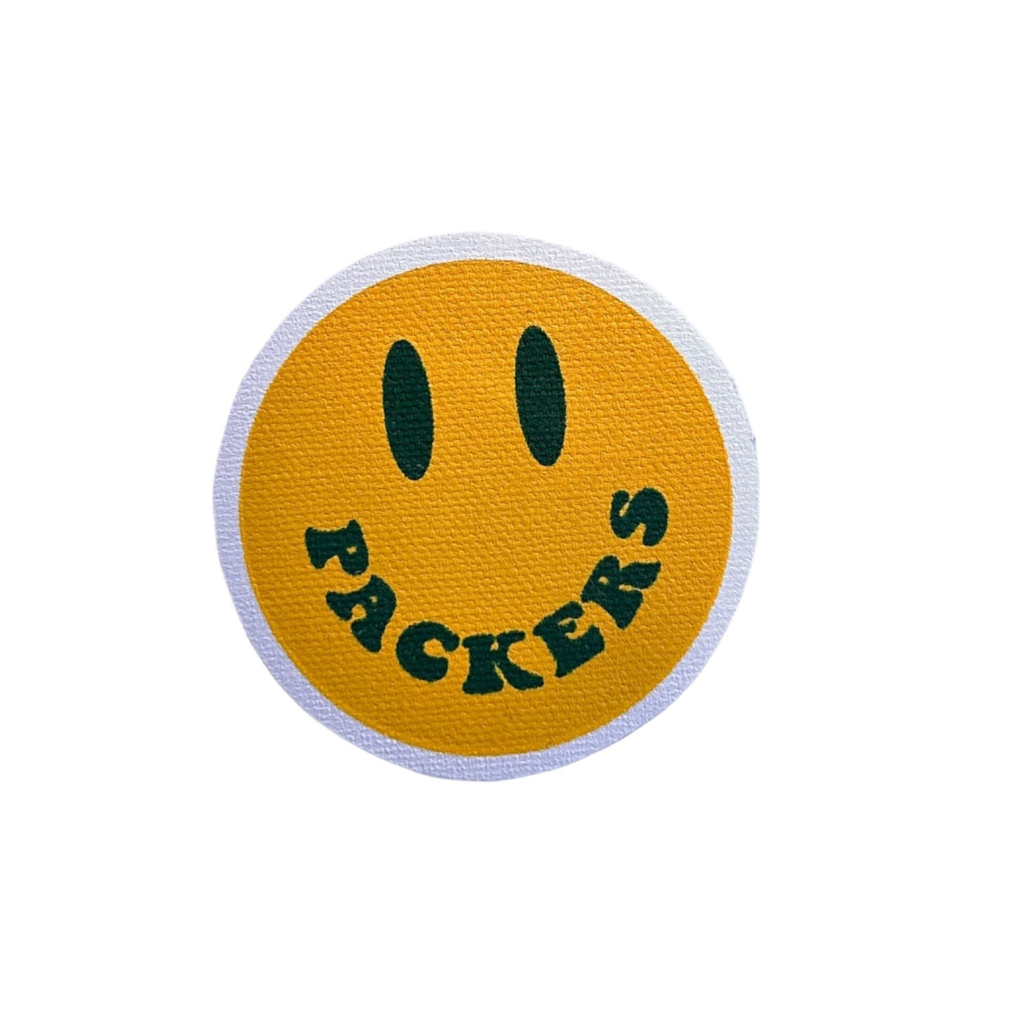 Gold Smiley Patch