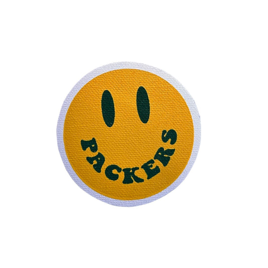Gold Smiley Patch