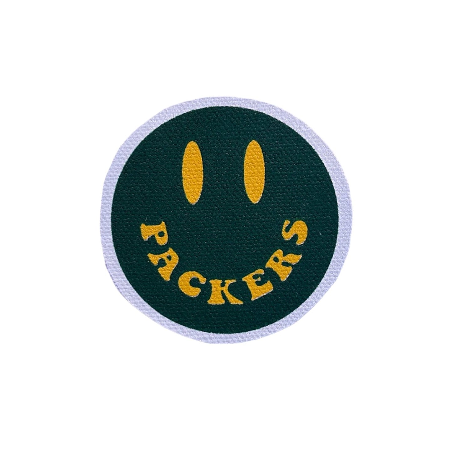 Green Smiley Patch