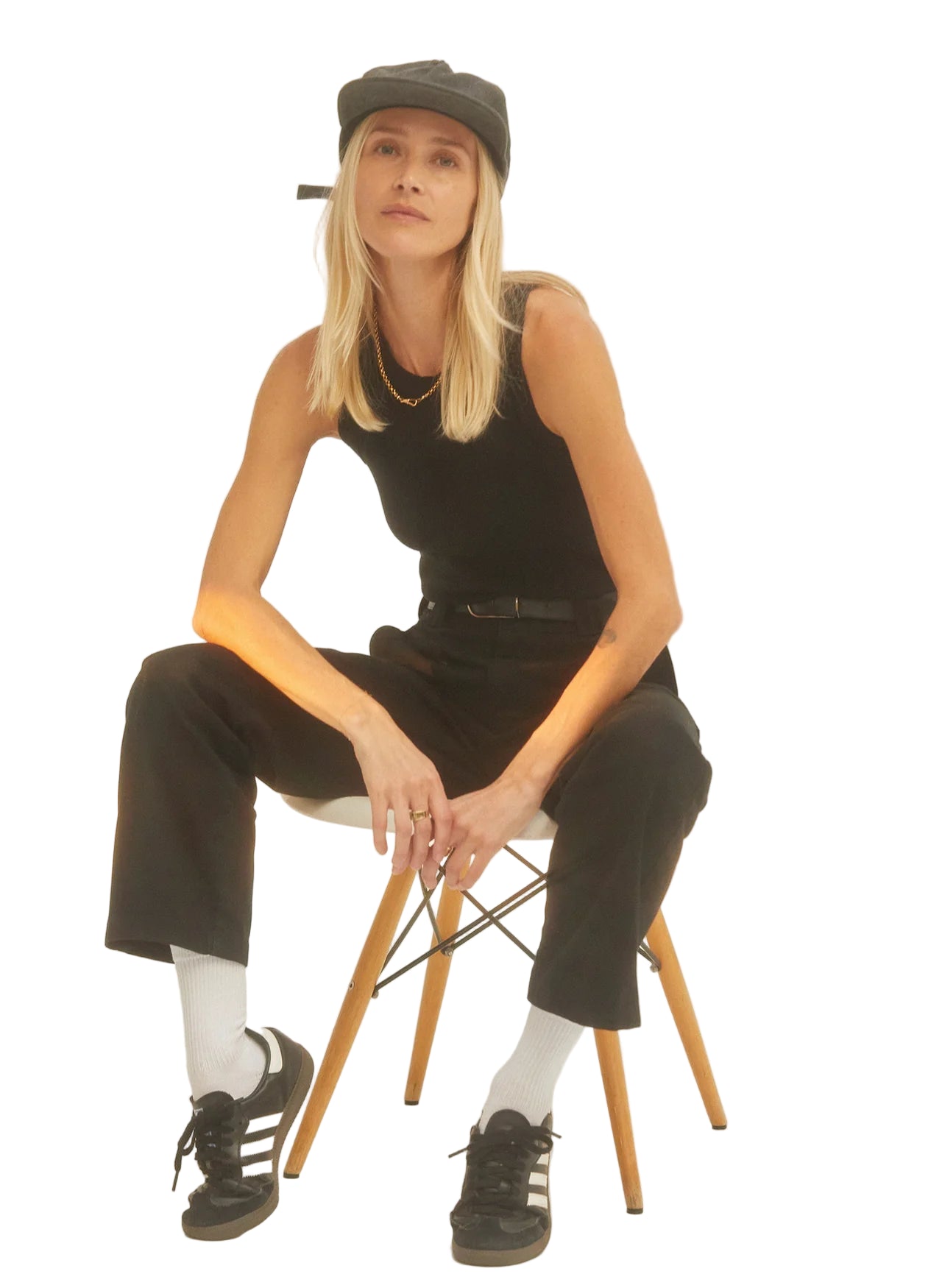 Washed Cotton Field Trip Hat (Black)