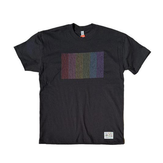Embroidered Pride Tee (Black)