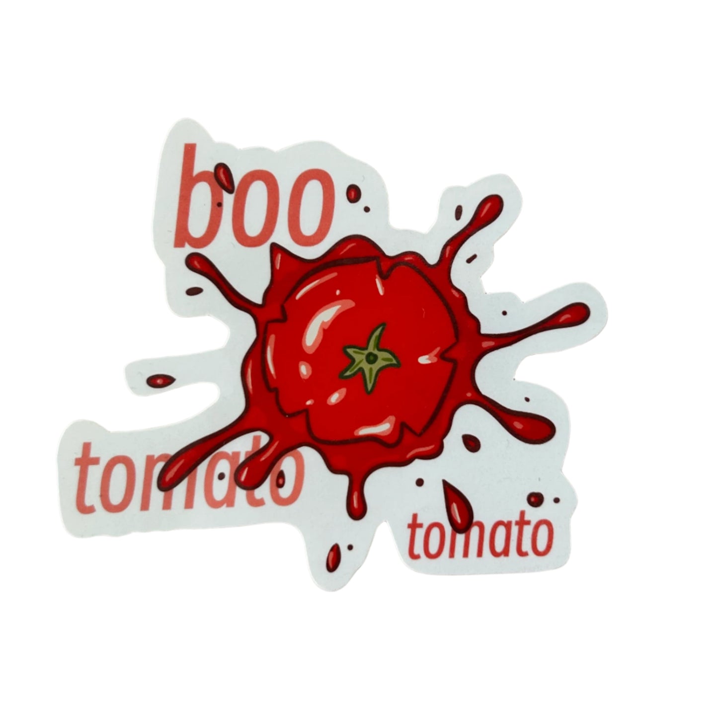 Boo Tomato Tomato Sticker