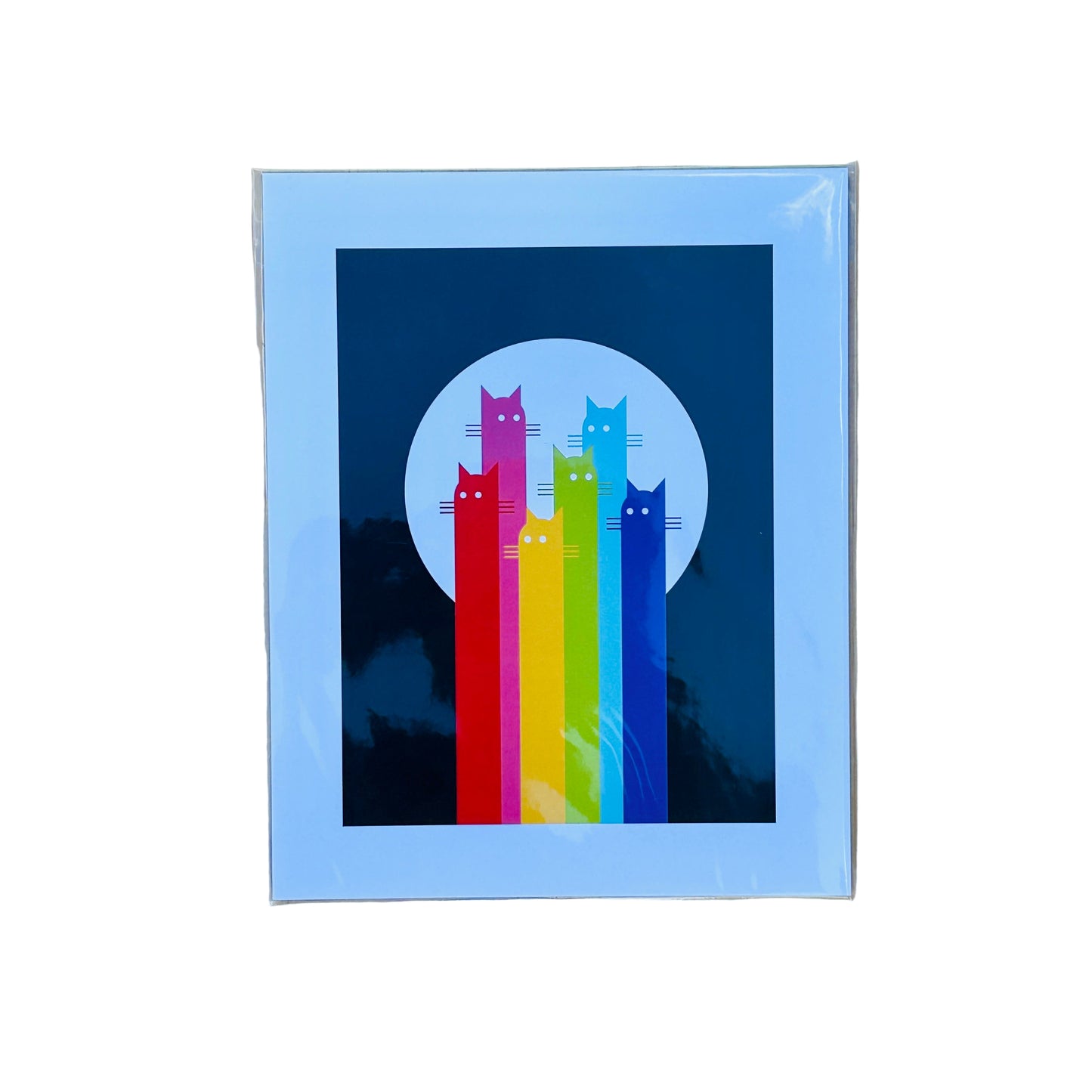 Colorful Cat Pack Print