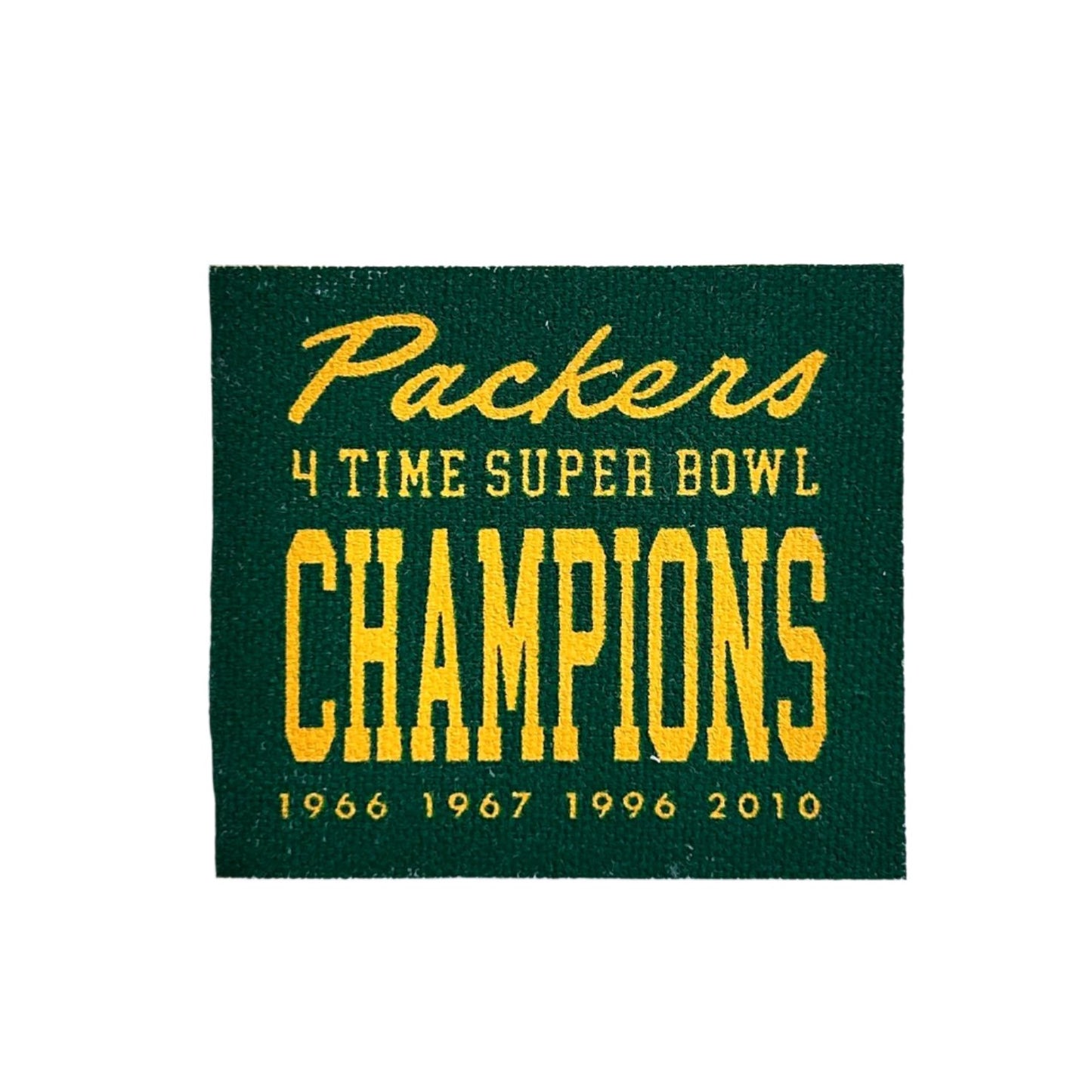 Super Bowl Champs Patch