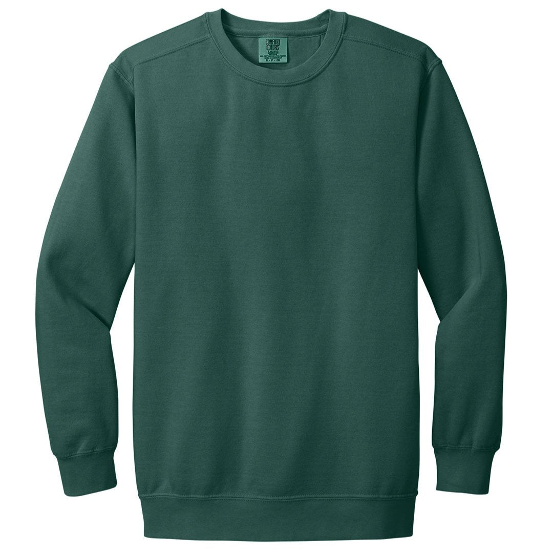 Patch Bar Premium Crewneck in Forest Green