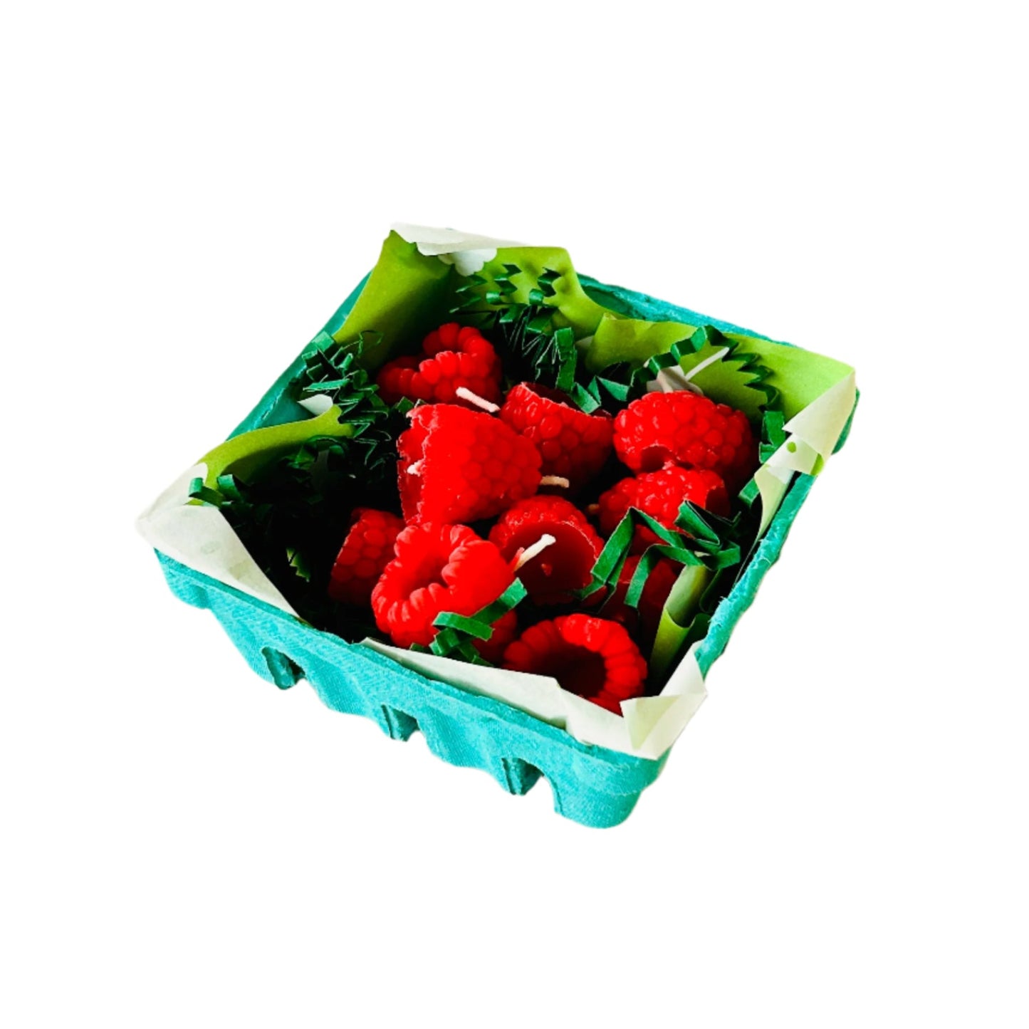 Beeswax Raspberry Birthday Candles