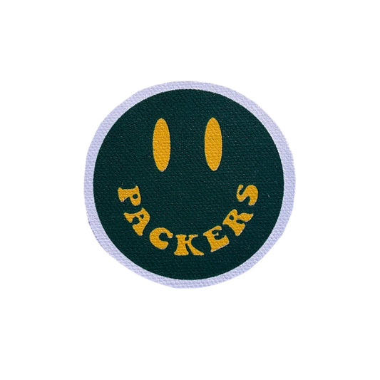 Green Smiley Patch