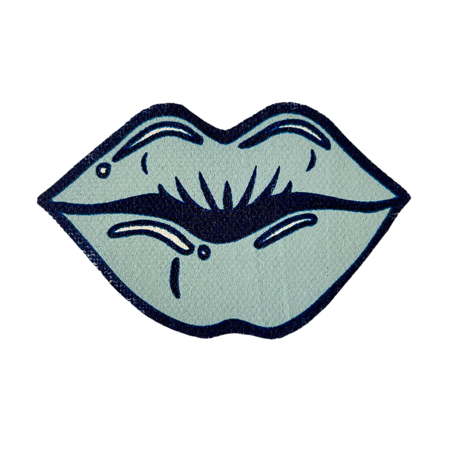 Bridal Blue Lips Patch