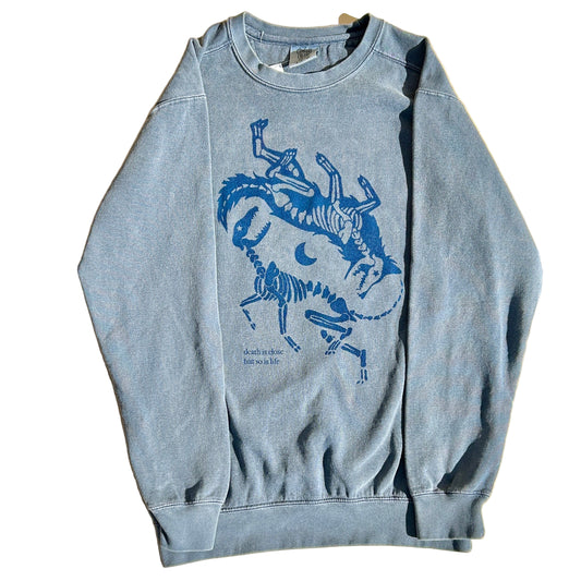 Life & Death Crewneck (Blue)