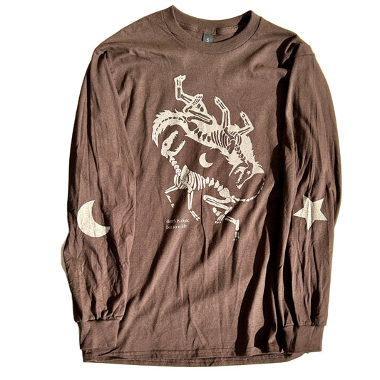 Life & Death Crewneck (Chocolate)