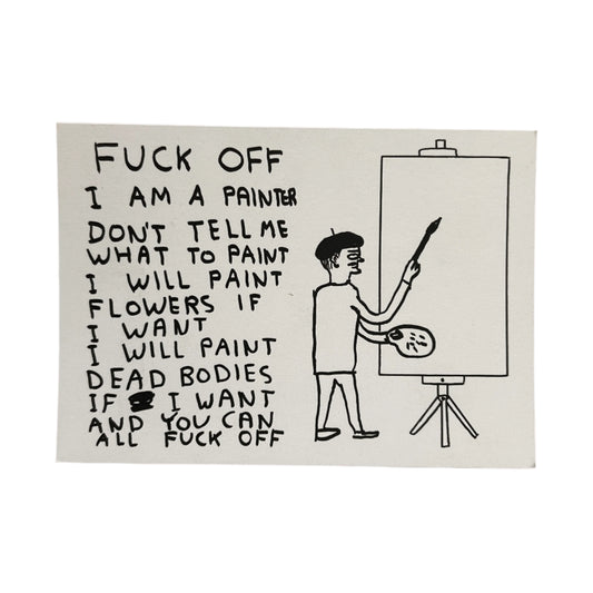 I'm A Painter Postcard