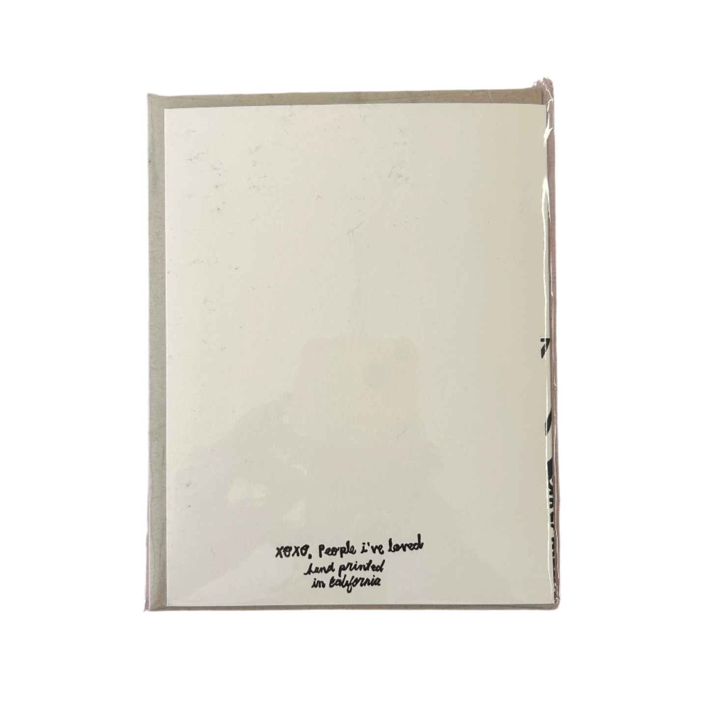 I Think About You Risograph Card
