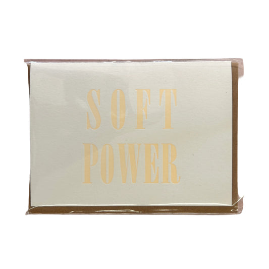 Soft Power Risograph Card