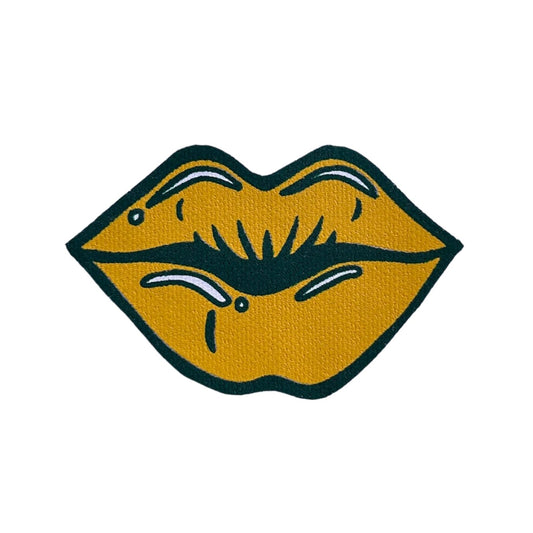 Gold Lips Patch