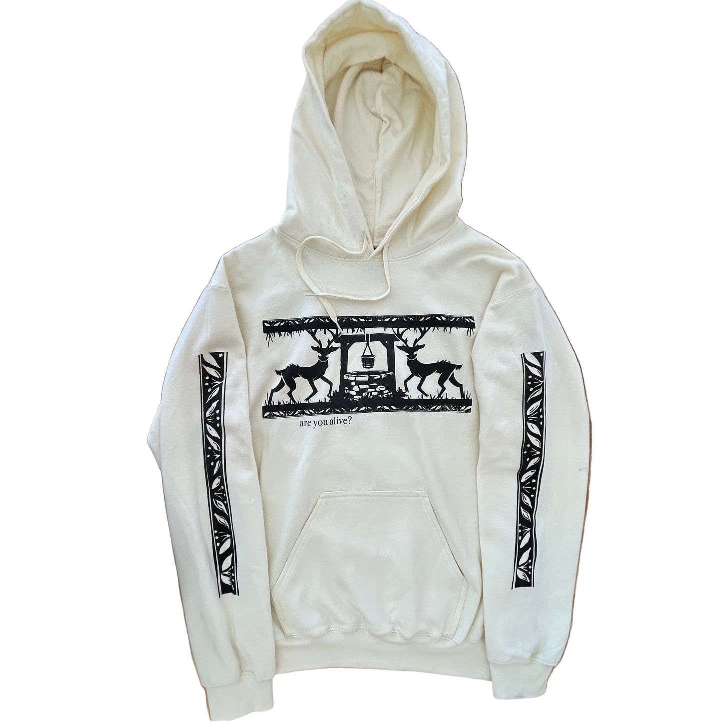 Are You Alive? Hoodie (Bone)