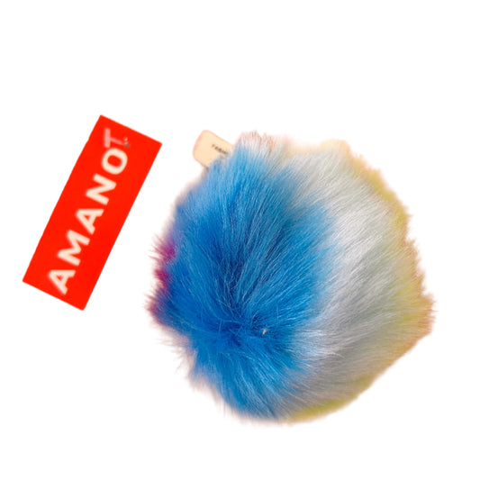 Fuzzy Pom Keychain