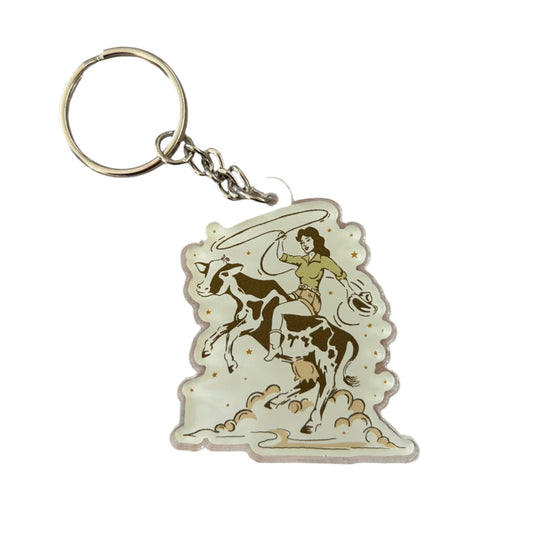 Midwest Cowgirl Keychain
