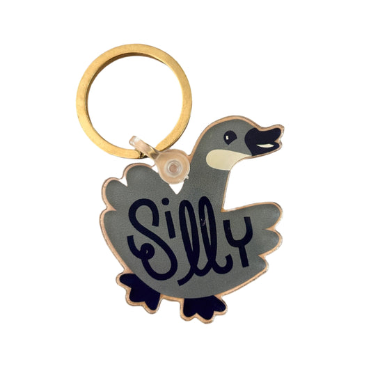 Silly Goose Keychain