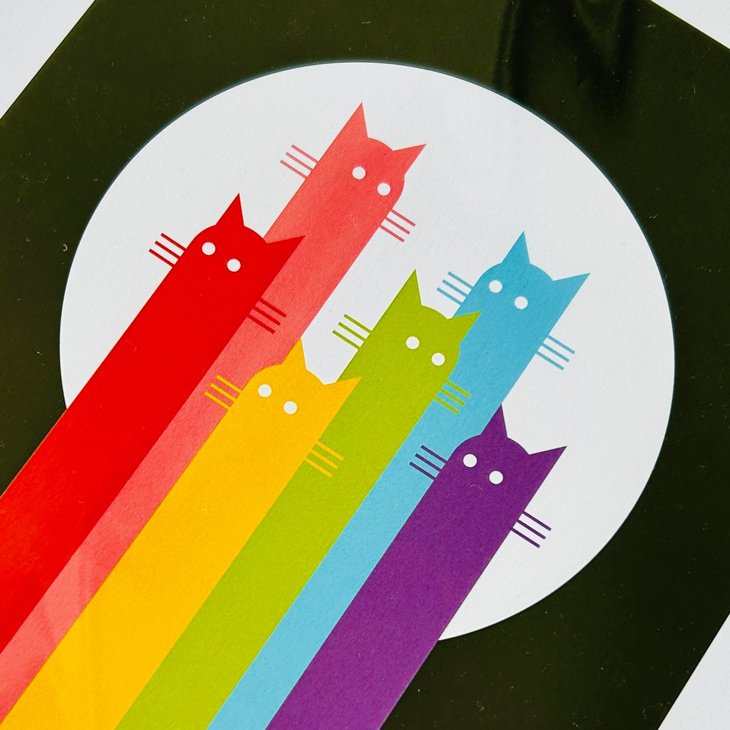 Colorful Cat Pack Print