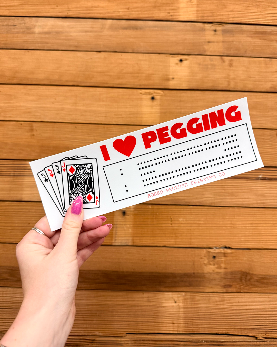 I <3 Pegging Sticker