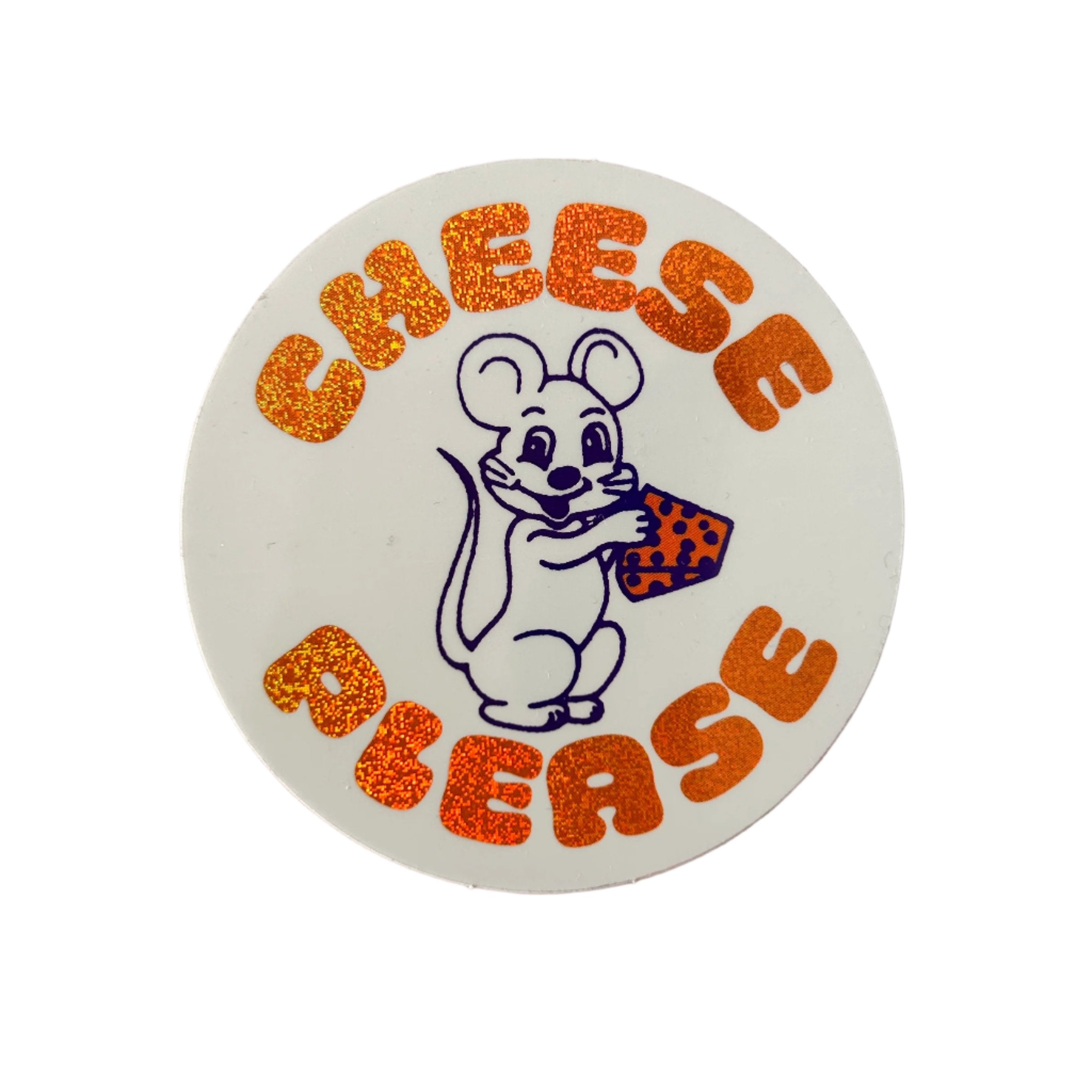 Cheese Please Sticker – Amano Print Shop