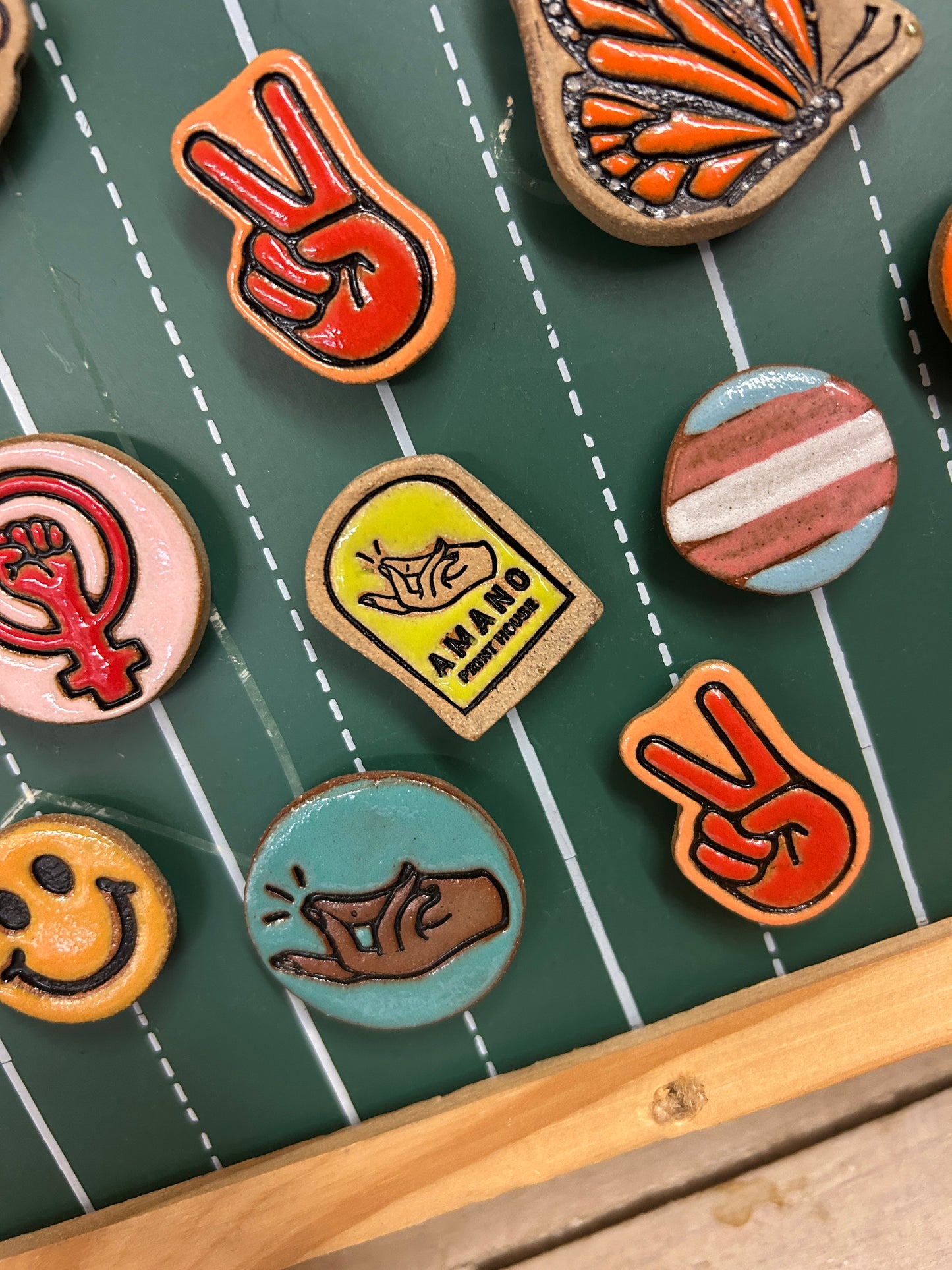 Amano Snap Magnet (Lime)