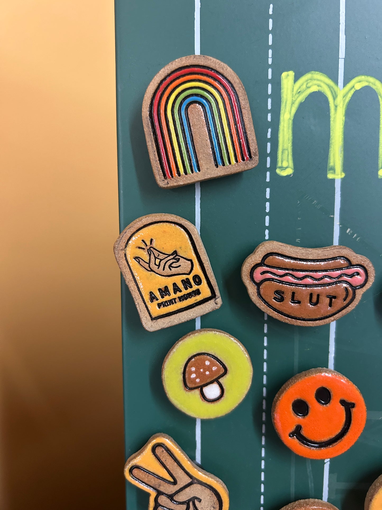 Amano Snap Magnet (Yellow)