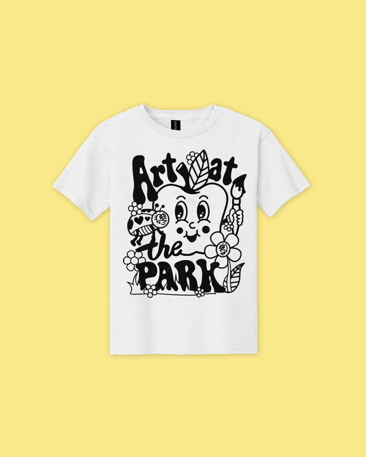 Art at the Park Apple Coloring Tee