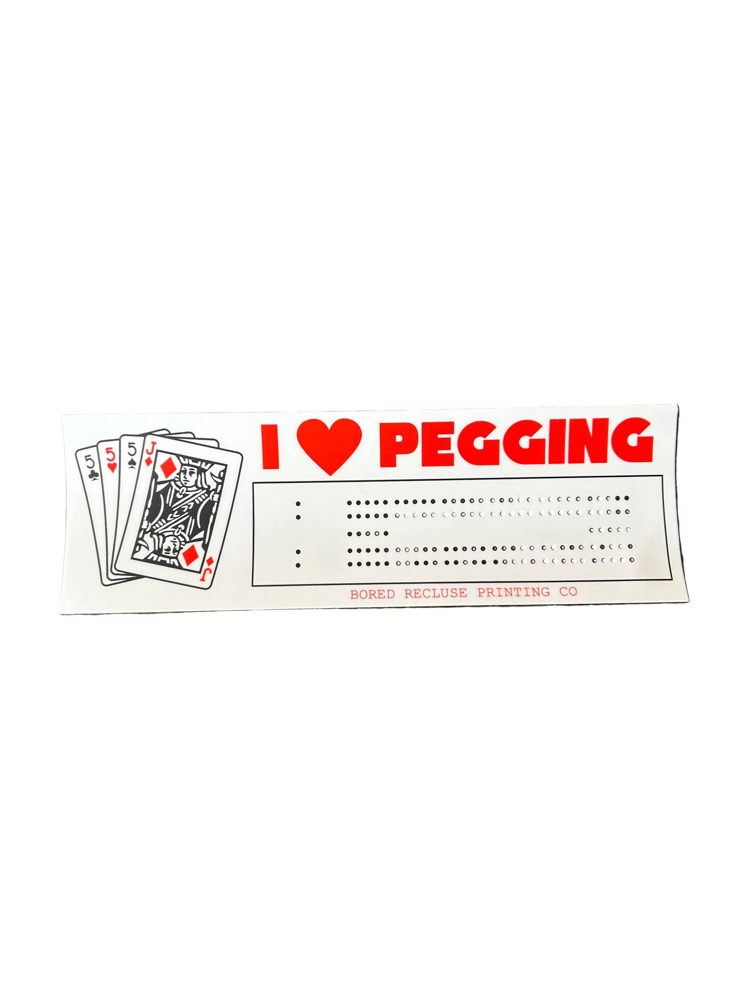 I <3 Pegging Sticker
