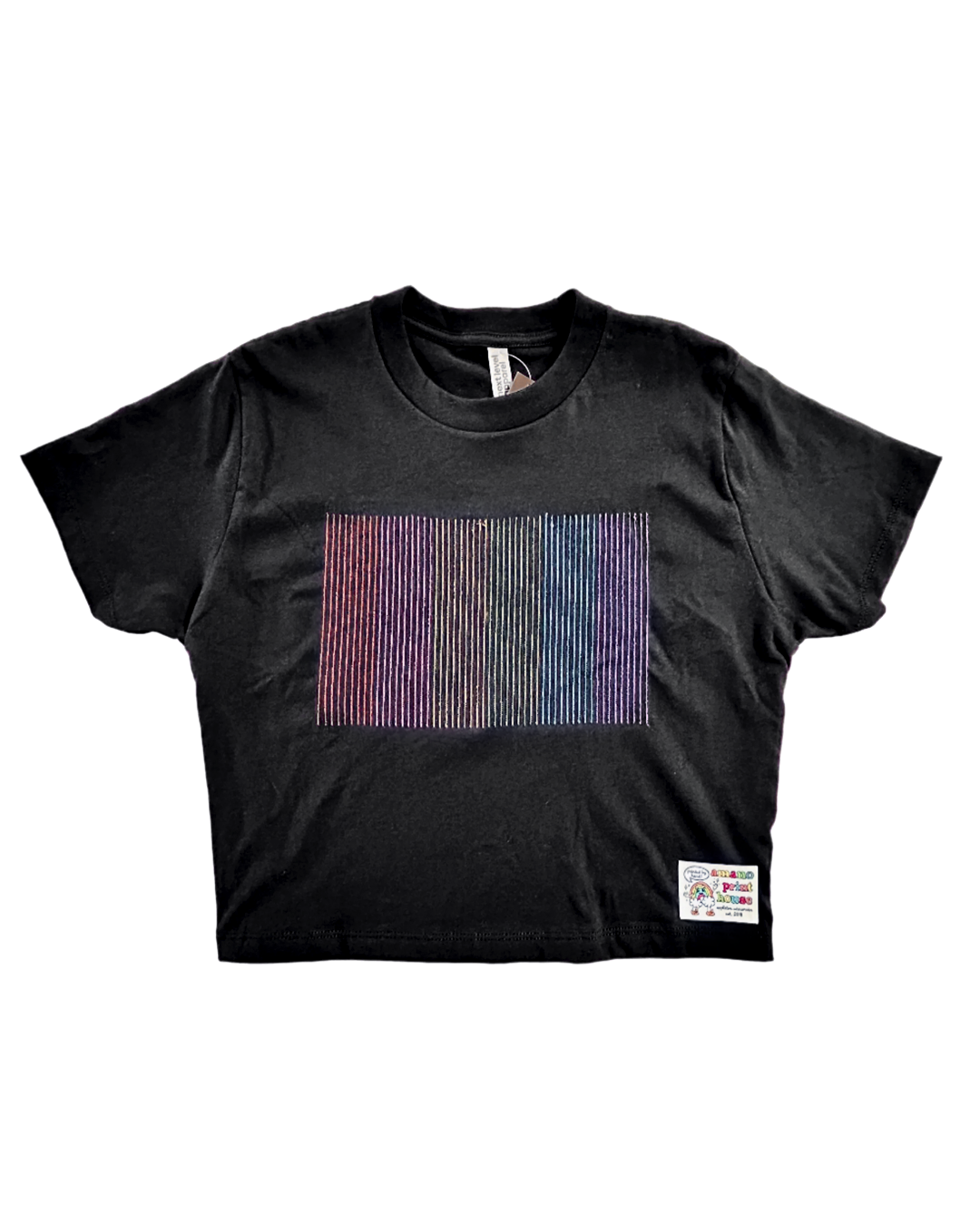 Embroidered Pride Cropped Tee