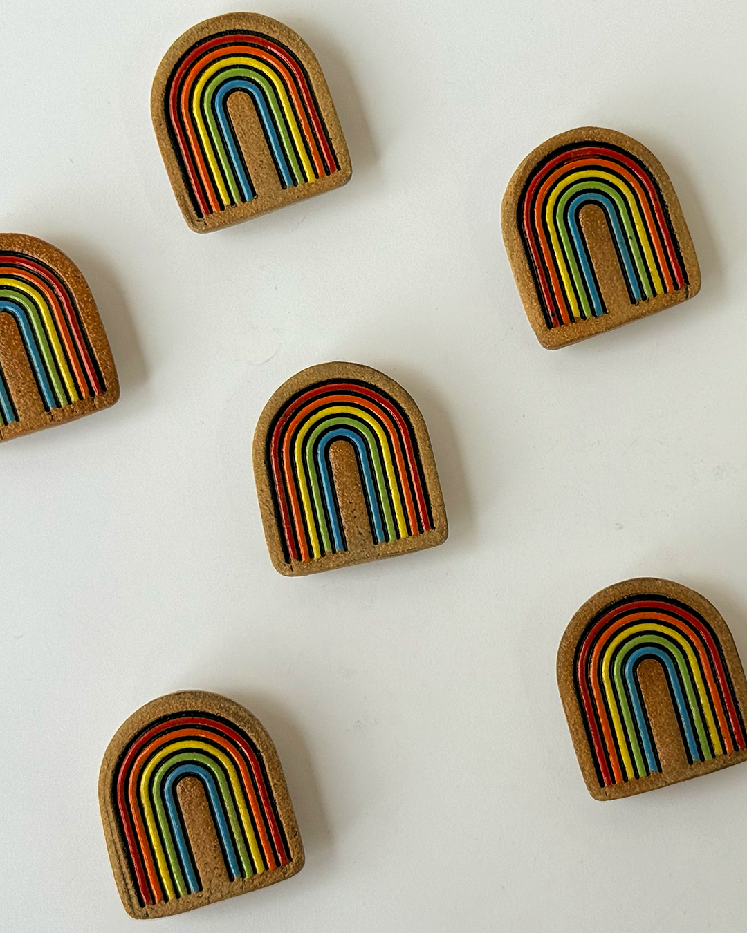 Retro Rainbow Magnet